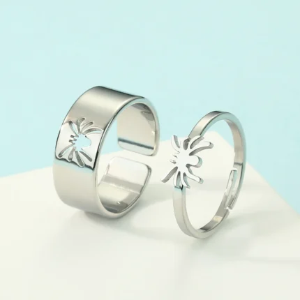 Adjustable Spider Matching Open Ring Set